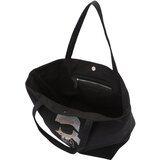 Karl Lagerfeld Shopper torba 'Ikon' svijetlosiva / crna | shoptok.hr
