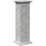  Stalak za izložbu s spremištem boja betona 31x30x90 cm drveni | shoptok.hr