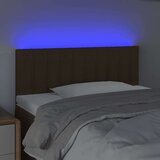  LED uzglavlje tamnosmeđe 80 x 5 x 78/88 cm od tkanine | shoptok.hr