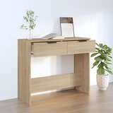 Maison Chic konzolna miza - miza ob steni sonoma hrast 90x36x75 cm konstruiran les, (21786587) | Shoptok.si