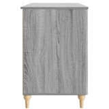  Stol s policom Siva sonoma 142,5 x 50 x 75 cm Konstruirano drvo | shoptok.hr