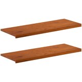  Prozorske klupice 2 kom. Smeđa 110 x 40 x 2 cm | shoptok.hr