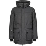 Superdry PARKA CITY TWEED Siva