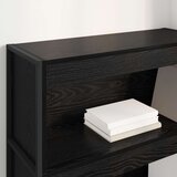 Ormarić za knjige Crni hrast 80 x 30 x 121 cm Konstruirano drvo | shoptok.hr