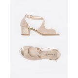 GOODIN Beige women's high-heeled sandals | shoptok.hr