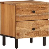 Maison Chic Nočna omarica - Nočna miza 40x33x46 cm trden akacijev les, (21687146) Cene