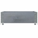  Okvir za palete sivi 80 x 60 cm od masivne borovine | shoptok.hr