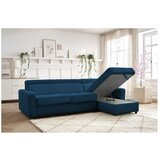 Bobochic Paris Tamno plava sklopiva kutna garnitura od samta (promjenjiva) Monaco – | shoptok.hr