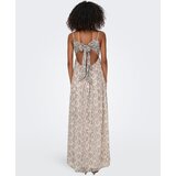Only Dolge obleke Onlsadia Life Strap Bow Maxi Wvn 15344642 Bež | Shoptok.si