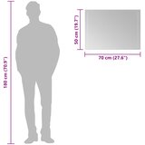  LED kupaonsko ogledalo *Transparent*an 70 x 50 cm Pravokutni | Eponuda.com
