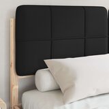  Krevetni okvir s tapiciranim uzglavljem Crna 140 x 190 cm | shoptok.hr