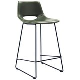 Kave Home Kaki zelena barska stolica od umjetne kože (visine sjedala 65 cm) Zahara – | shoptok.hr