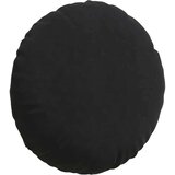 vidaXL Sedežne blazine 2 pcs Črna Ø80 x 29 cm Žamet | Shoptok.si