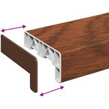  Prozorska klupčica Smeđi drvo 160 x 10 x 4,5 cm PVC | shoptok.hr