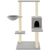  Penjalica za mačke sa stupovima za grebanje svjetlosiva 95 cm | Eponuda.com