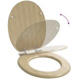  Toaletna sjedala s mekim zatvaranjem 2 pcs 44 x 38 cm MDF ploča | shoptok.hr