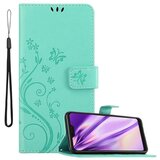 Cadorabo Xiaomi RedMi NOTE 6 PRO v klasično srebrno - ovitek v cvetličnem dizajnu z magnetnim zapiranjem, stoječo funkcijo in režami za kartice, (20568004) | Shoptok.si