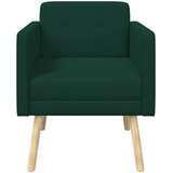  Ukrasna fotelja Tamnozelena Baršun | shoptok.hr