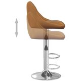 vidaXL Barski stolček 2 kosa rjav žamet | Shoptok.si