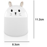 Venisymlis Mini Vlažilec Usb Za Domačo Spalnico, Tihi Vlažilec Zraka S Pršenjem Vode, (22060905) | Shoptok.si
