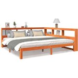  Krevet s regalom za knjige bez madraca 180x200 cm od borovine | shoptok.hr