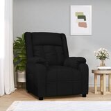 vidaXL Naslanjač iz črnega blaga | Shoptok.si