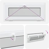  Unutarnja boja prozora u podrumu bijela RISOR 95 x 40 cm | shoptok.hr