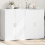 vidaXL Komoda 2 kom bijela 60x31x84 cm od konstruiranog drva Cijene