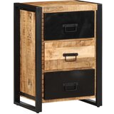 vidaXL Predalčnik 50x35x70 cm Masivni neobdelan les Mango, (21832182) | Shoptok.si