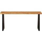  Klupa sa živim rubom 105 cm od masivnog bagremovog drva | Eponuda.com