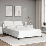  Okvir kreveta s LED-om bez madraca Zadar bijeli 140x190 cm | shoptok.hr