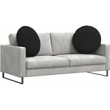  Jastučići za sjedenje 2 pcs Crna Ø80 x 29 cm tkanina | shoptok.hr