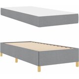  Krevetna konstrukcija Svijetlo siva 90 x 190 cm tkanina | shoptok.hr