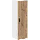 vidaXL Stenska kuhinjska omarica z vrati Umetni hrast 30 x 31 x 100 cm | Shoptok.si