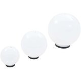 vidaXL LED okrogle svetilke 6 kosov krogle 20/30/40 cm PMMA | Shoptok.si