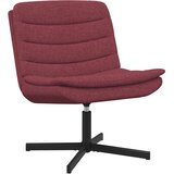 Stolica na kotačiće Vinska crvena 63 x 75 x 76 cm tkanina | Eponuda.ba
