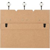  Zidna vješalica za kapute sa 6 kuka FAMILY 120 x 40 cm | shoptok.hr