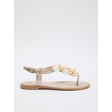 Trendyol Ženske sandale TAKSS25SD00008, Zlatne boje | Eponuda.com