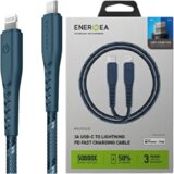 Energea NYLOFLEX USB-C KABEL - ZA LIGHTNING C94 MFI 1,5M BLUE CASE, (21980615) | Shoptok.si