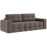Makamii Smeđa sklopiva sofa od bouclé tkanine 255 cm Milu – | shoptok.hr