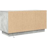 vidaXL TV omarica z LED lučmi betonsko siva 100x41x50 cm | Shoptok.si