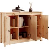  Komoda 100 x 35 x 74 cm od masivne borovine | shoptok.hr