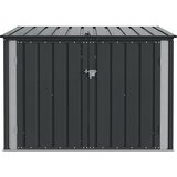 Kutija za spremanje u vrtu Crna 151,5 x 107 x 100 cm Čelik | shoptok.hr