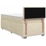  Boxspring krevet s madracem Krem 100 x 200 cm Tkanina - Krem 100 x 200 cm Dizajn linija | shoptok.hr
