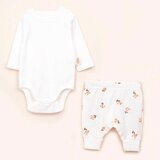 VAUVA dvodelni Set2 od pamuka za bebu: pantalone i bodi dugih rukava - bobice | Eponuda.com