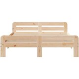 vidaXL Posteljni okvir brez vzmetnice 160x200 cm trdna borovina | Shoptok.si