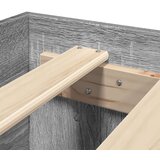 Okvir kreveta boja hrasta 180 x 200 cm od konstruiranog drva | shoptok.hr