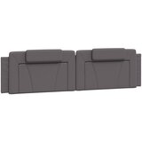  Okvir kreveta Viana s LED-om bez madraca sivi 200 x 200 cm | shoptok.hr