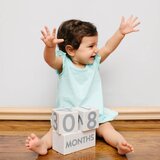 Pearhead Baby age drvene kocke - sive | shoptok.hr