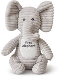Baby Bear Origin BBO set plišana igračka i ćebence WL-N50255-8, Grey Elephant Cene